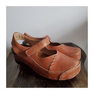 Wolky Mary Jane Leather Shoes